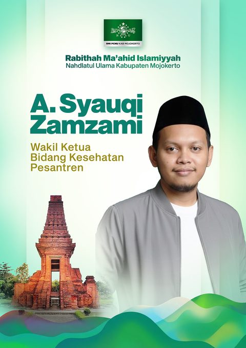 Kartu identitas A. Syauqi Zamzami, Wakil Ketua Bidang Kesehatan Pesantren