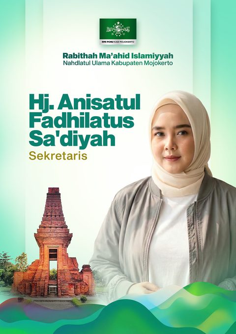Kartu identitas Hj. Anisatul Fadhilatus Sa’diyah, S.Kom, Sekretaris