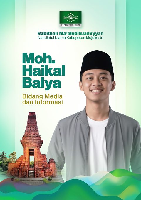 Kartu identitas Moh. Haikal Balya Hafidzal Bahroin, S.Hi, Bidang Media dan Informasi Pesantren